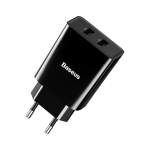 Зарядное устройство Baseus Speed Mini Dual U Charger 10.5W - Black