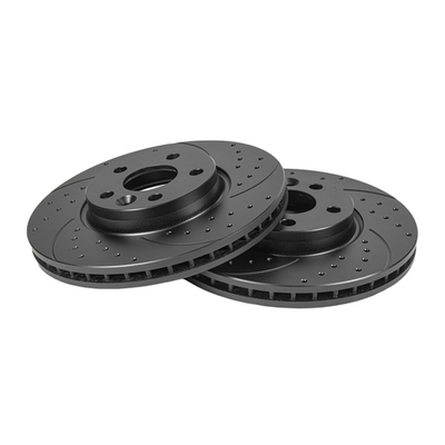 Диск тормозной GANZ передний перфорированный PRO-Line с покрытием (комплект - 2 шт) FORD / VOLVO / LAND ROVER Freelander 2 Арт.: GIJ10022S