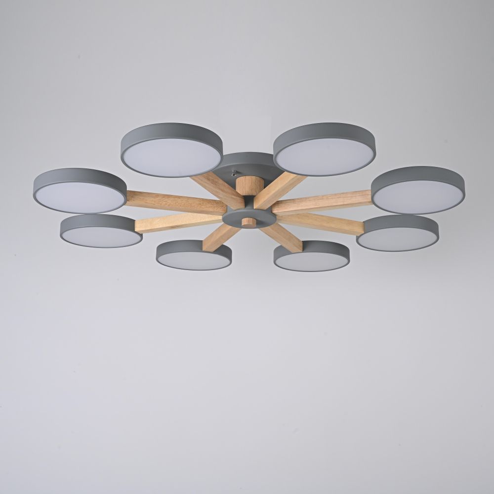 Потолочная Люстра Turna 8 Gray By Imperiumloft