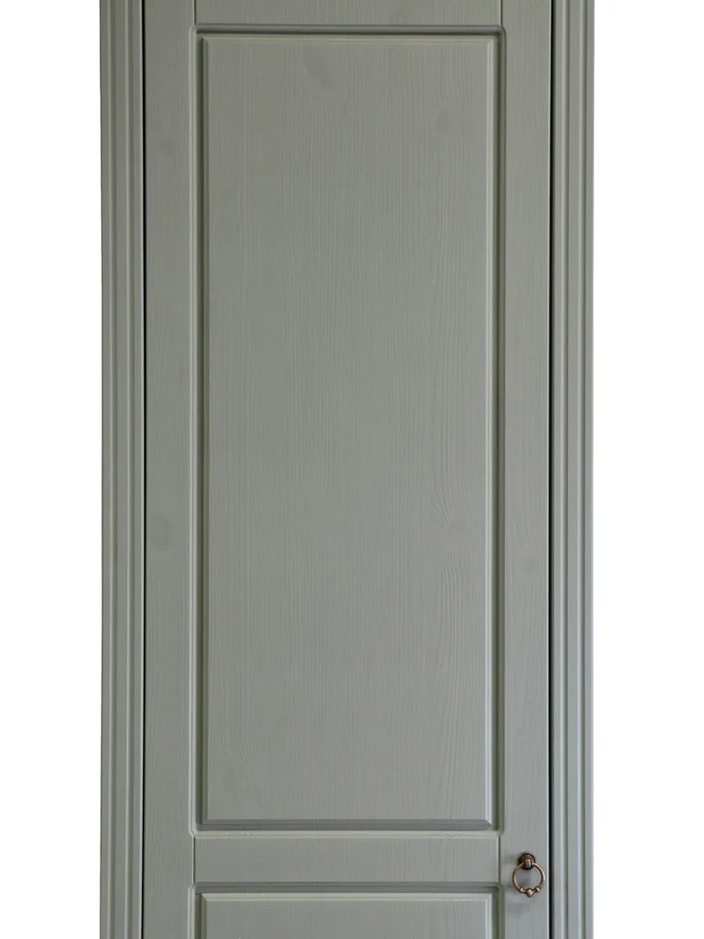 Шкаф 58х41х200, Неаполь, распашной для одежды, в прихожую, ванную, спальню, массив сосны, зеленый, Dipriz