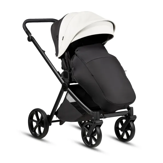 Коляска 3 в 1 Tutis Mio 3+ Leather Silver Grey