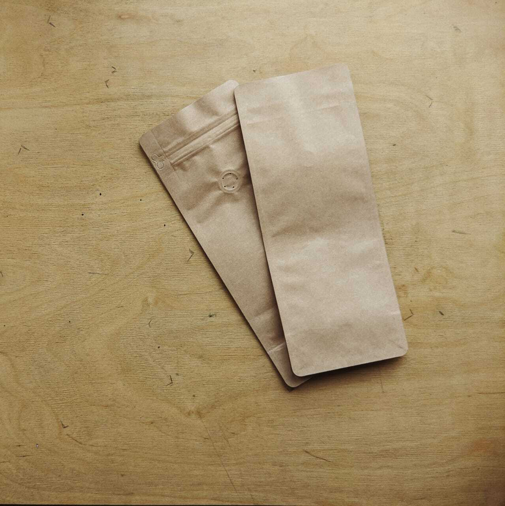 Пакет для кофе 0,5 кг (Квадропак – коричневый крафт)