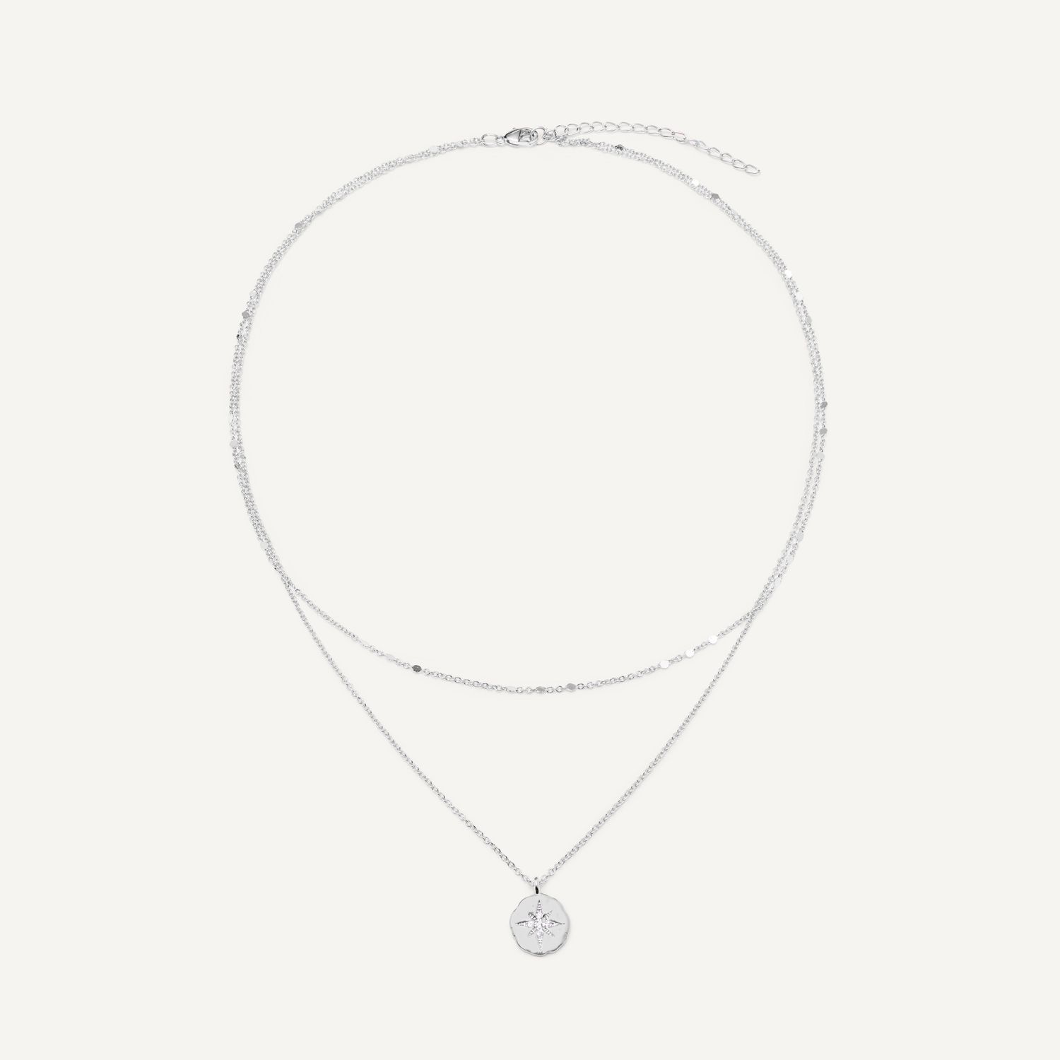 Колье Lotus Petals Necklace – Silver