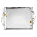 Поднос сервировочный Michael Aram Pomegranate Silver & Gold (44.5 х 33 см)
