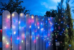 Гирлянда роса уличная СТАРТ для сада на солнечной батарее RGB