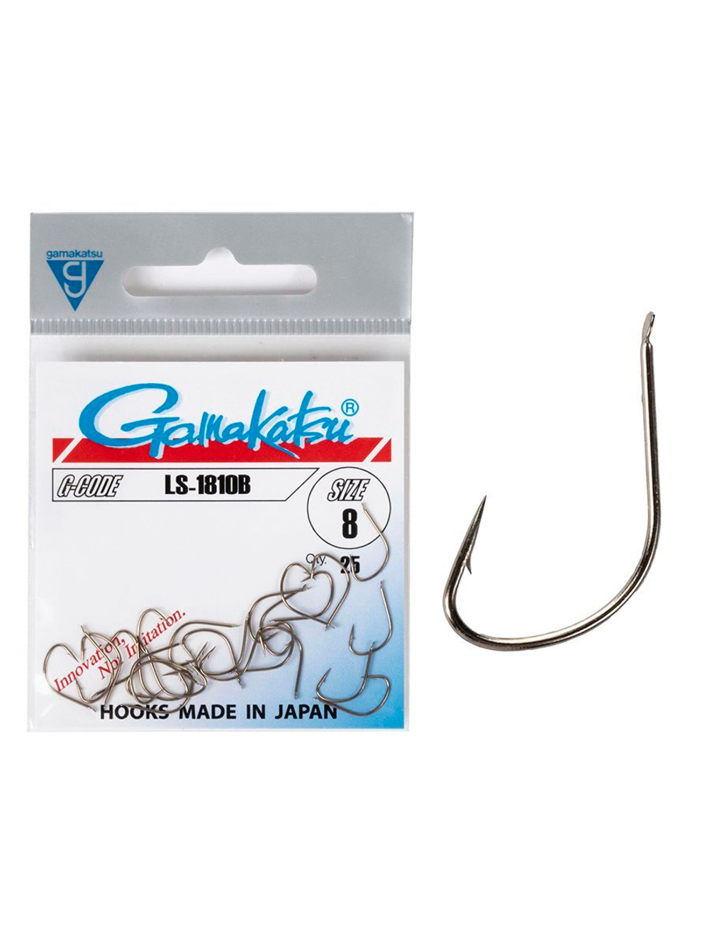 Крючки Gamakatsu LS-1810B HOOKS BRONZE размер 08 (упк.25шт.)