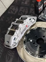 Усиленная тормозная система InSpeed Zeekr 001 Рестайлинг 2024+ Зикр Тормоза Суппорт диски Колодки