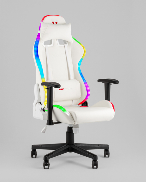 Кресло спортивное TopChairs GMM-080 белый на черной базе