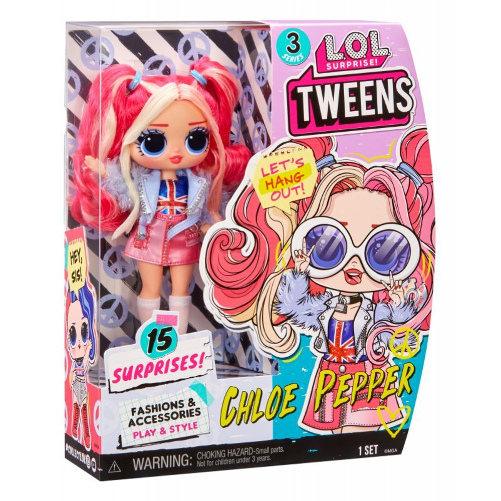 LOL SURPRISE - LOL Tweens Chloe Pepper Doll Series 3 584056