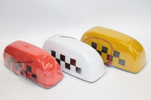 Фонарь  Такси  (Шашки) светодиодный магнит. (малый) (Сим-пласт)