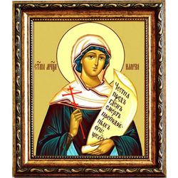 Илария Римская Святая мученица. Икона на холсте.