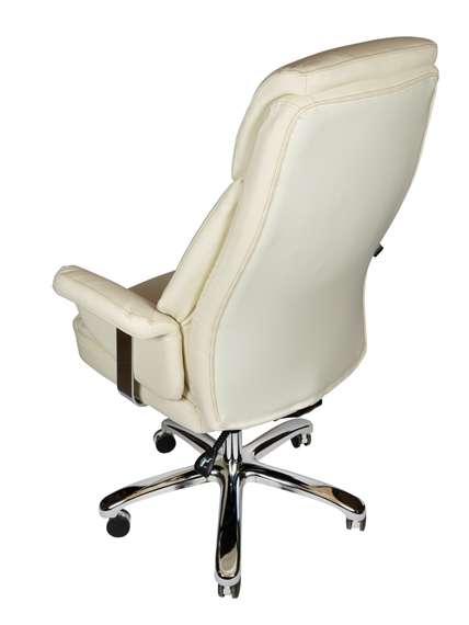 Кресло офисное Норден / Парламент / слоновая кость экокожа