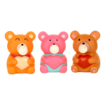 Мякиш Мишка выдувает пузырь, 3 цвета микс, пакет с-30477