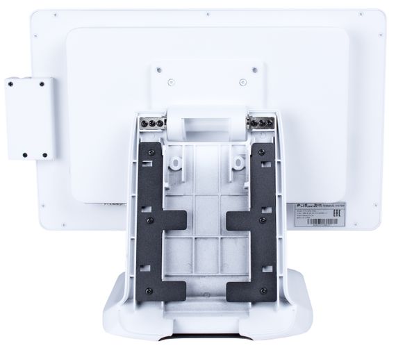 Сенсорный моноблок POScenter Atlas (15.6&quot;, PCAP, J4125, RAM 8Gb,SSD M2 128Gb,MSR)стенд NS, без ОС, БЕЛЫЙ