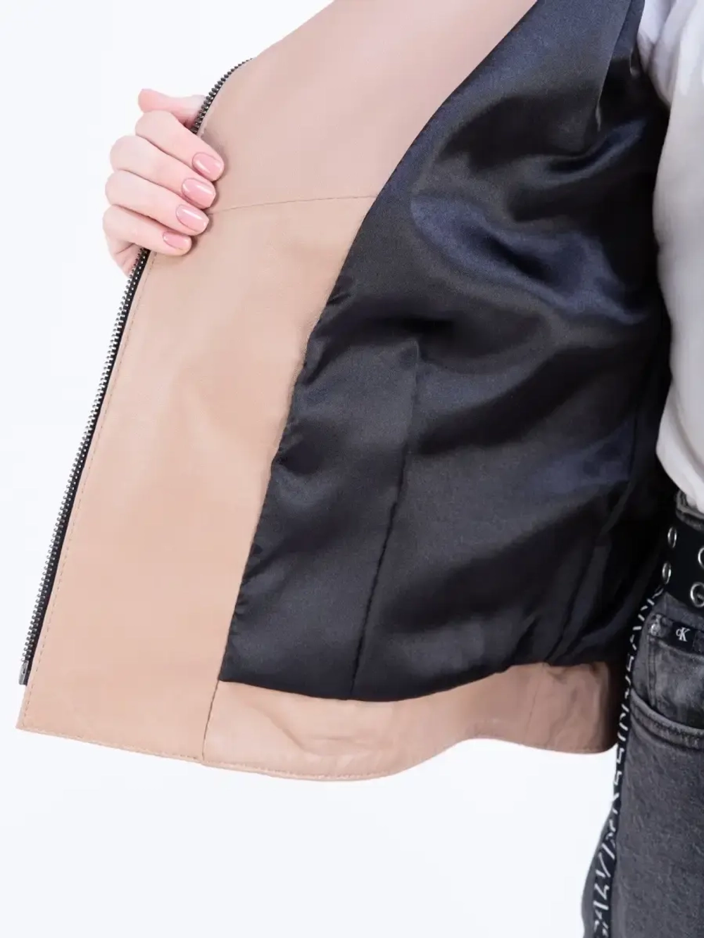 Косуха кожаная куртка женская Турция