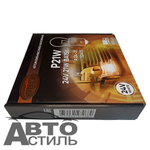 Автолампа  Р 24-21  (P21W)  в стопы 1-но конт БЕЛАЯ Автосвет 32413
