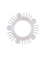 Эластичное эрекционное кольцо с шишечками и шипами