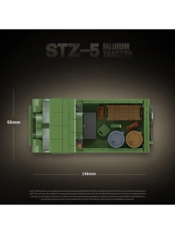 Конструктор Советский тягач трактор 733 детали