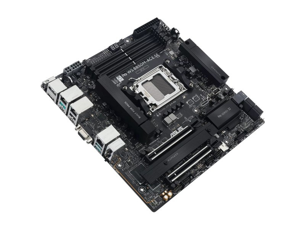 Материнская плата Asus Pro WS B850M-ACE SE, Socket AM5, AMD B850, mATX, RTL [90MB1MN0-M0EAY0]