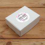 Наклейка стикер глянцевая круглая 40 мм 150 шт "Спасибо Обняли Приподняли"