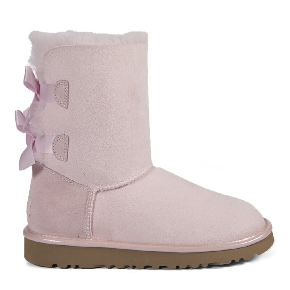 Угги Bailey Bow Metallic Seashe Pink II