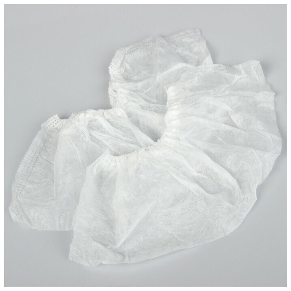 Носки для боулинга, спанбонд, белый (размер: L). Количество: 50 пар/уп.