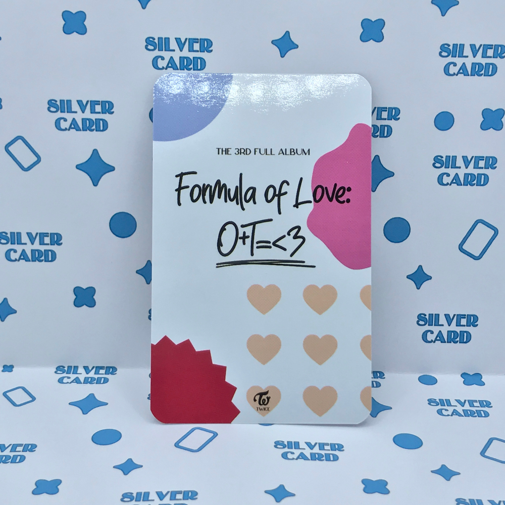 [КОПИЯ] TWICE - Formula of Love: O+T=&lt;3 (Soundwave Lucky Draw)