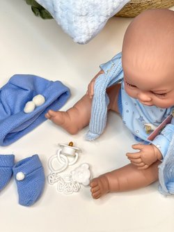 Кукла Berbesa 42см RECIEN NACIDO с подушкой в пакете (5115AK)