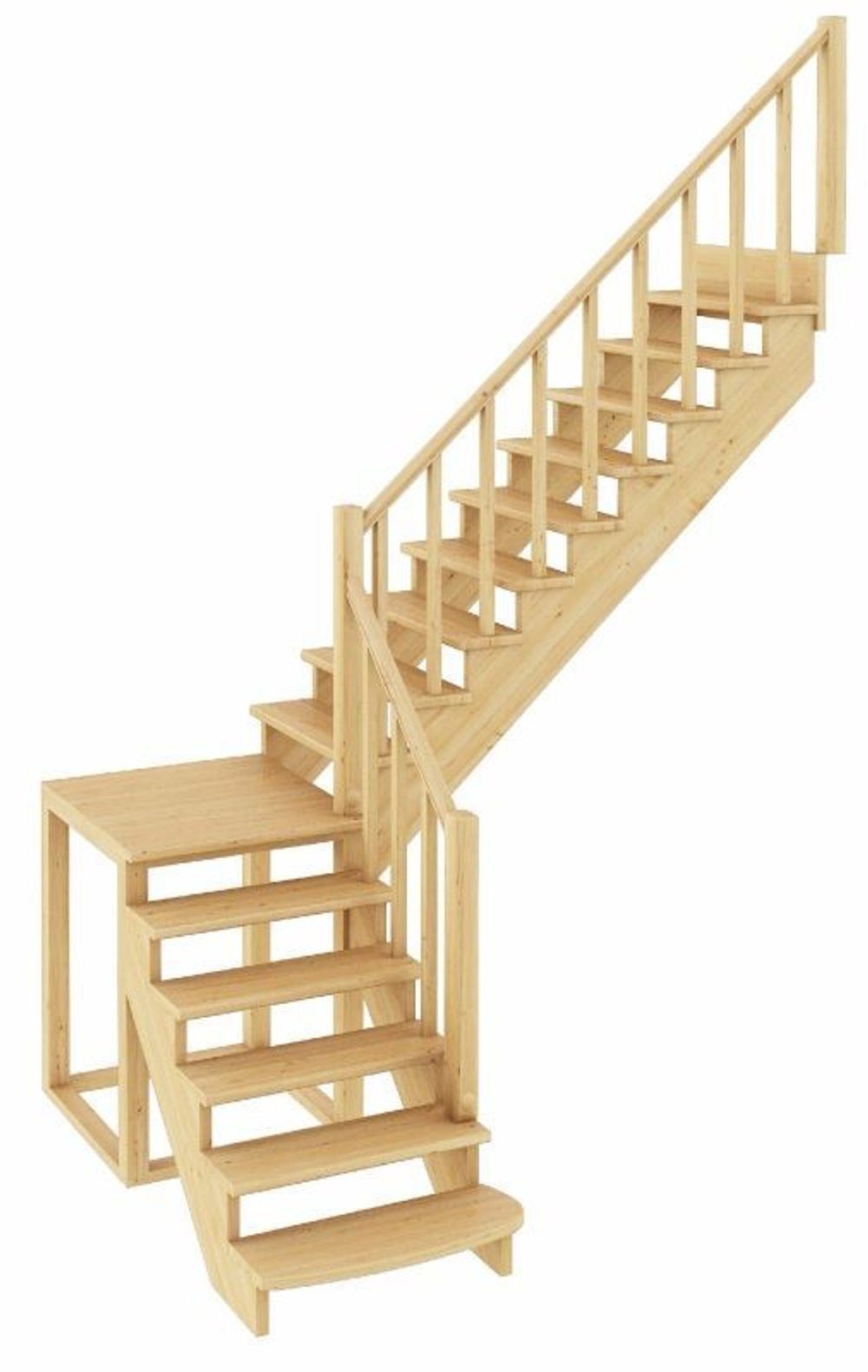 Лестница на второй этаж К-002м/3 Правая