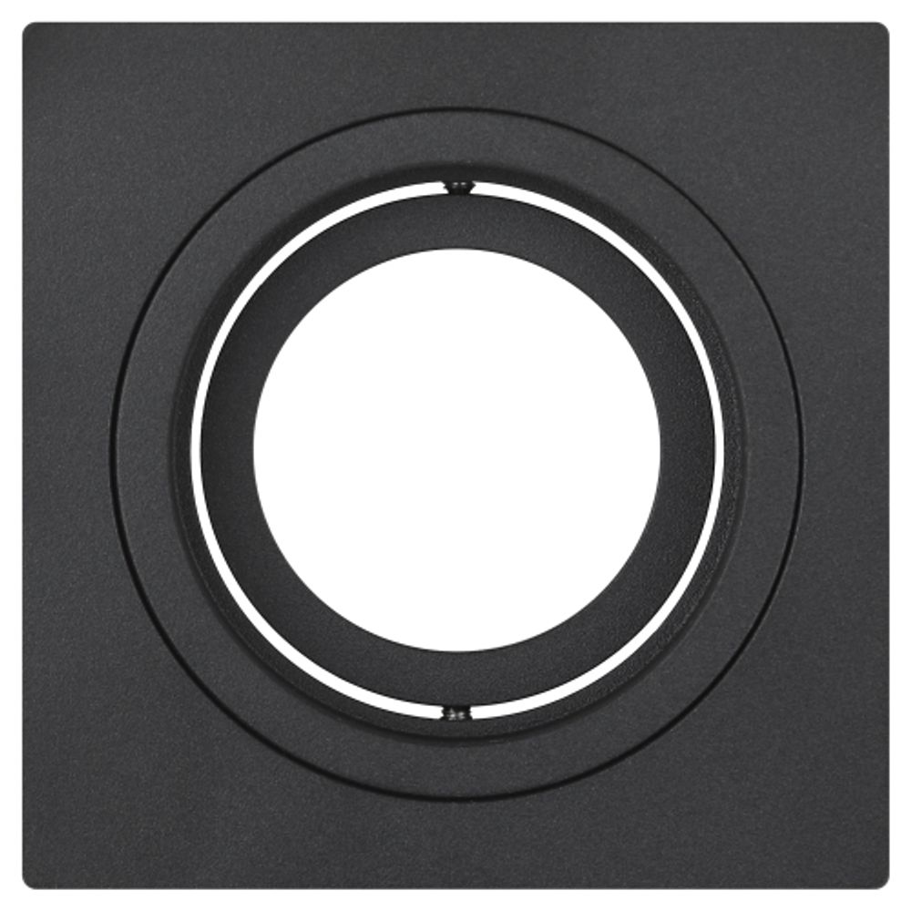 Светильник встраиваемый алюминиевый ЭРА KL85 BK под лампу MR16 GU5.3 черный | Алюминиевые встраиваемые светильники