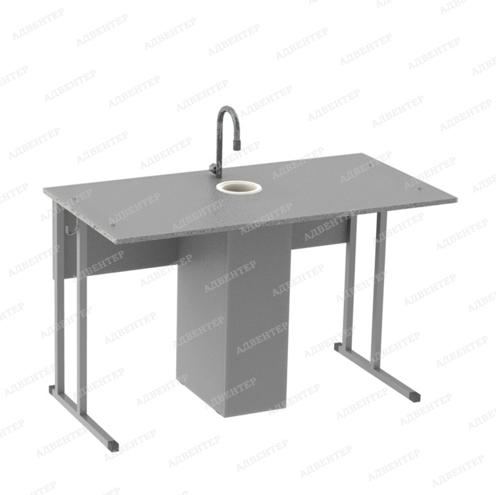 Парта лабораторная с мойкой