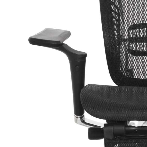 Кресло EXPERT 2 SPRING RSPM 01 (сидение MAX с поднож, подлокотн 6D(360), сетка чёрн/каркас чёрн)