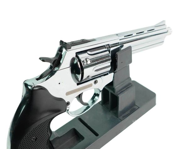 Сигнальный револьвер Taurus-S Kurs (Smith &amp; Wesson 4,5”) 5,5 мм под 10ТК, хром