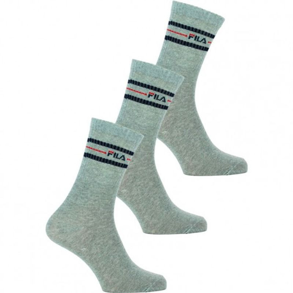 Теннисные носки Fila лайфстайл socks Unisex F9092 3P - серый