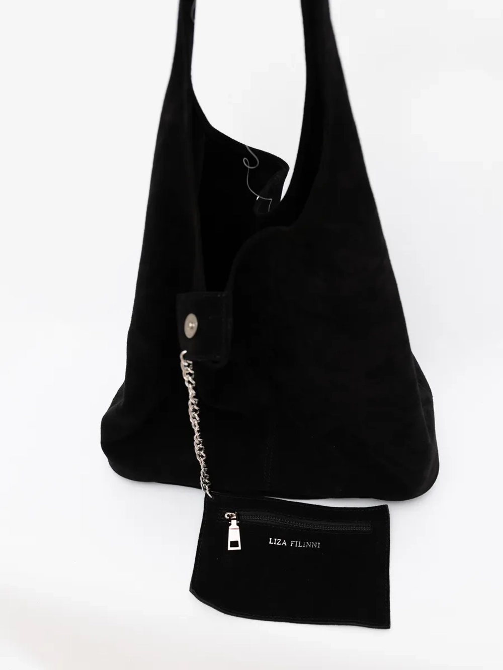 сумка через плечо шоппер натуральная замша