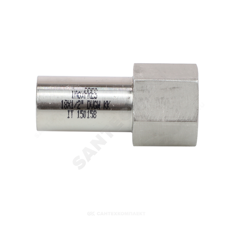 Переход сталь нерж AISI 316L Дн 28х3/4" Ру16 труба/ВР Inoxpres RM 269304028