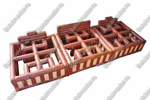 Надувной лабиринт "Вестерн", 18*6*3,6 м