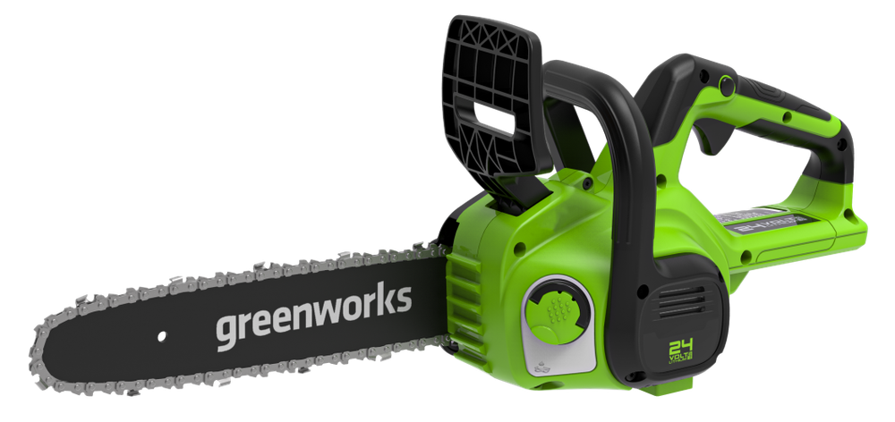 Цепная пила аккумуляторная Greenworks G24CS25K2, 24V, 25см, c АКБ 2Ач и ЗУ  2007707UA