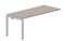 стол Polo 1800х780х750мм (2 громмета) - приставной элемент