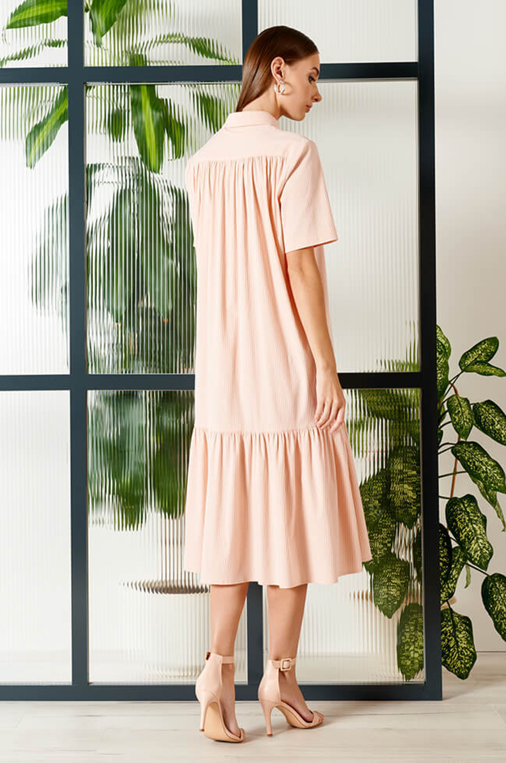 51393 Платье женское (персиковый)