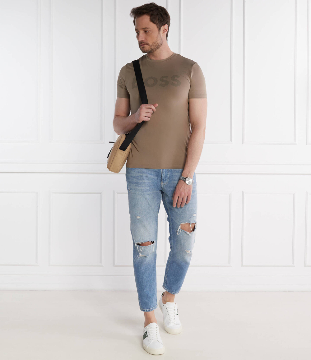 Футболка Tee Active BOSS GREEN - бежевый(50517911)