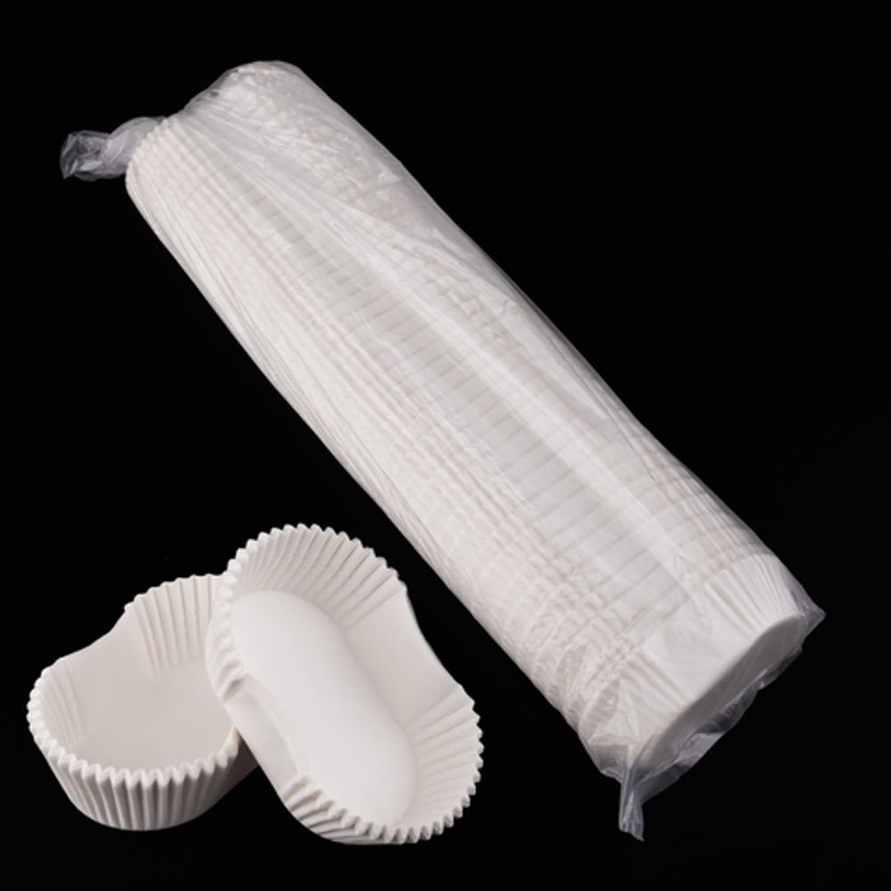 Капсулы овальные Белые 45*76/25 мм, 50 шт