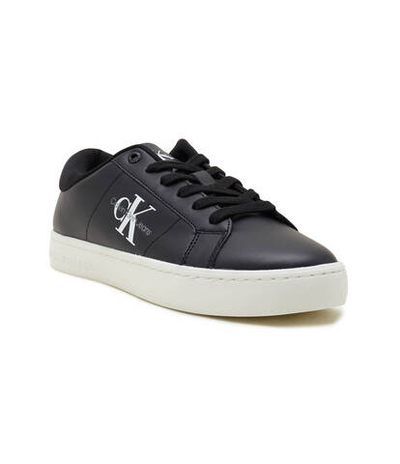 Кожаные кроссовки CALVIN KLEIN JEANS - черный(YM0YM00864)
