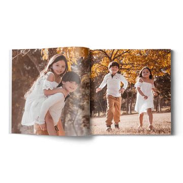 20x20 фотожурнал с текстильной обложкой