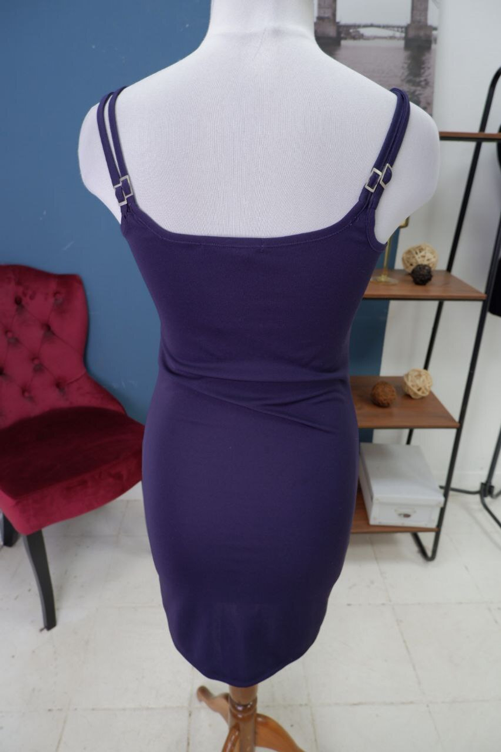 Платье Sportsgin синее открытое 40-42 размер