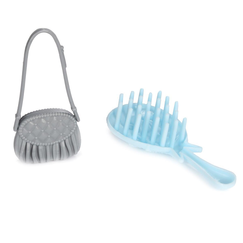 Русалка 32см, реал. глаза, пласт. хвост, аксессуары в комплекте (Likee girl)