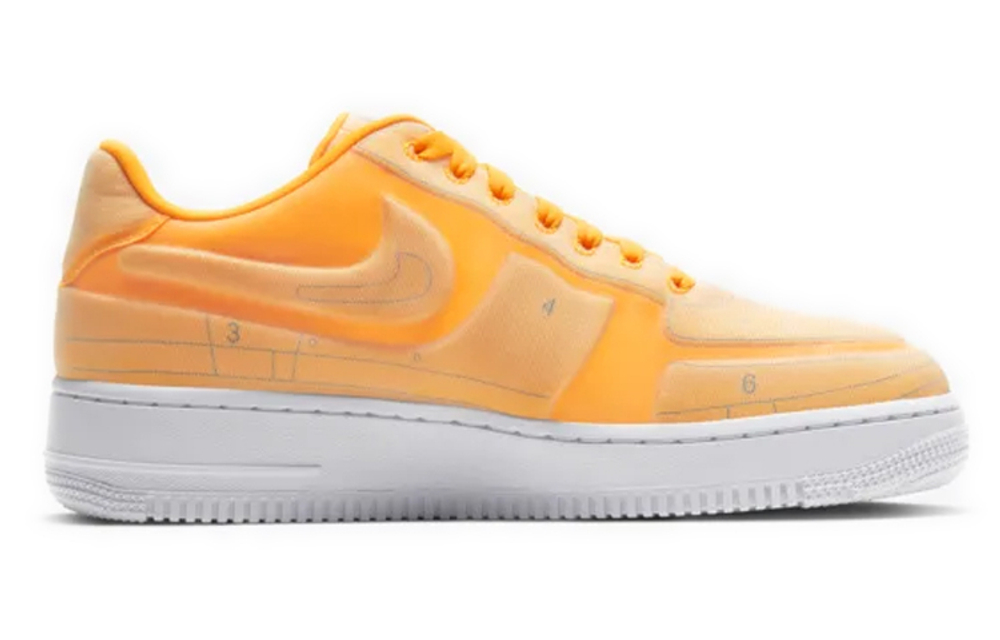 Кроссовки Nike Air Force 1 07 Lx Laser Orange (Женская размерная сетка)