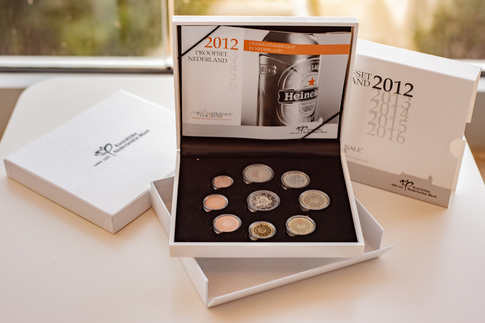 Netherlands 2012 Proof Coin Set with 2 Euro Commemorative Coin "10 Years of the Euro"