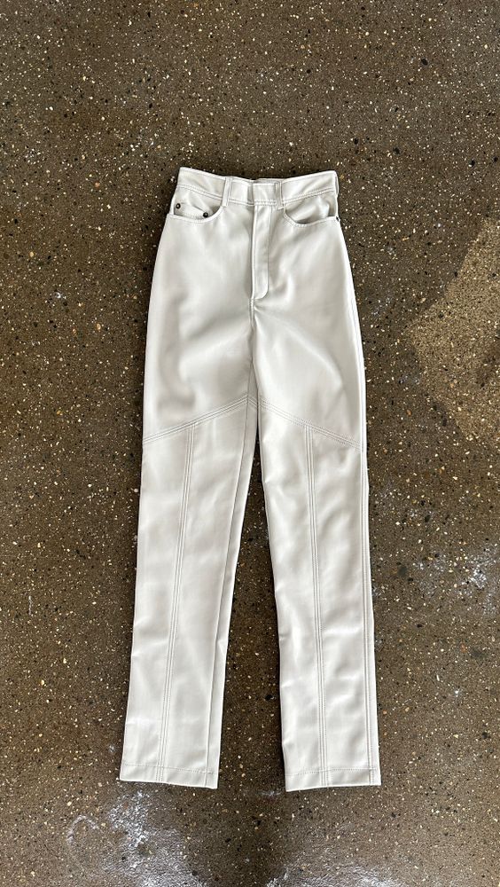 PANTS PINK LEATHER