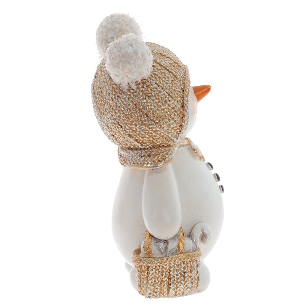 GAEM Фигурка декоративная "Снеговик", L9 W6,5 H13 см, 2в.